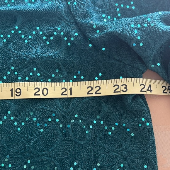 Festive green woman’s top Large Bon Worth - Picture 6 of 6